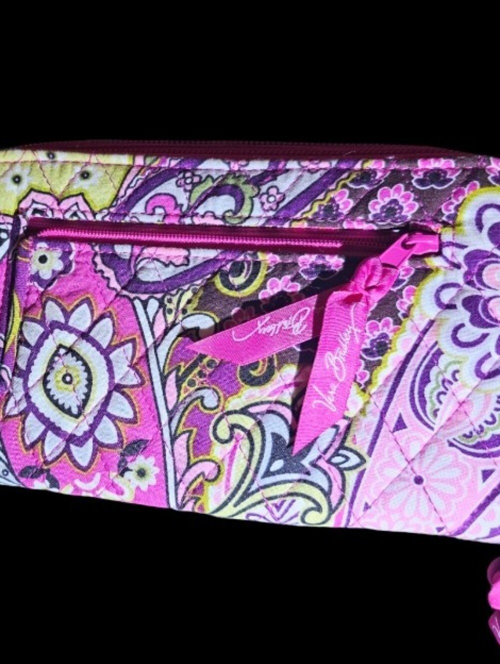 Vera Bradley Wallet "Very Berry Paisley"